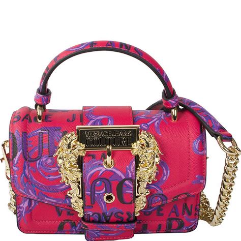 versace jeans couture tas roze|Versace Jeans black label.